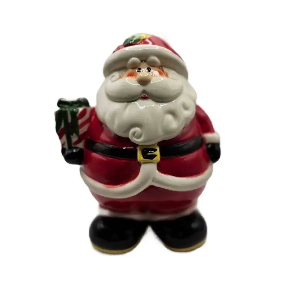 Vintage Christmas Santa Cookie Jar